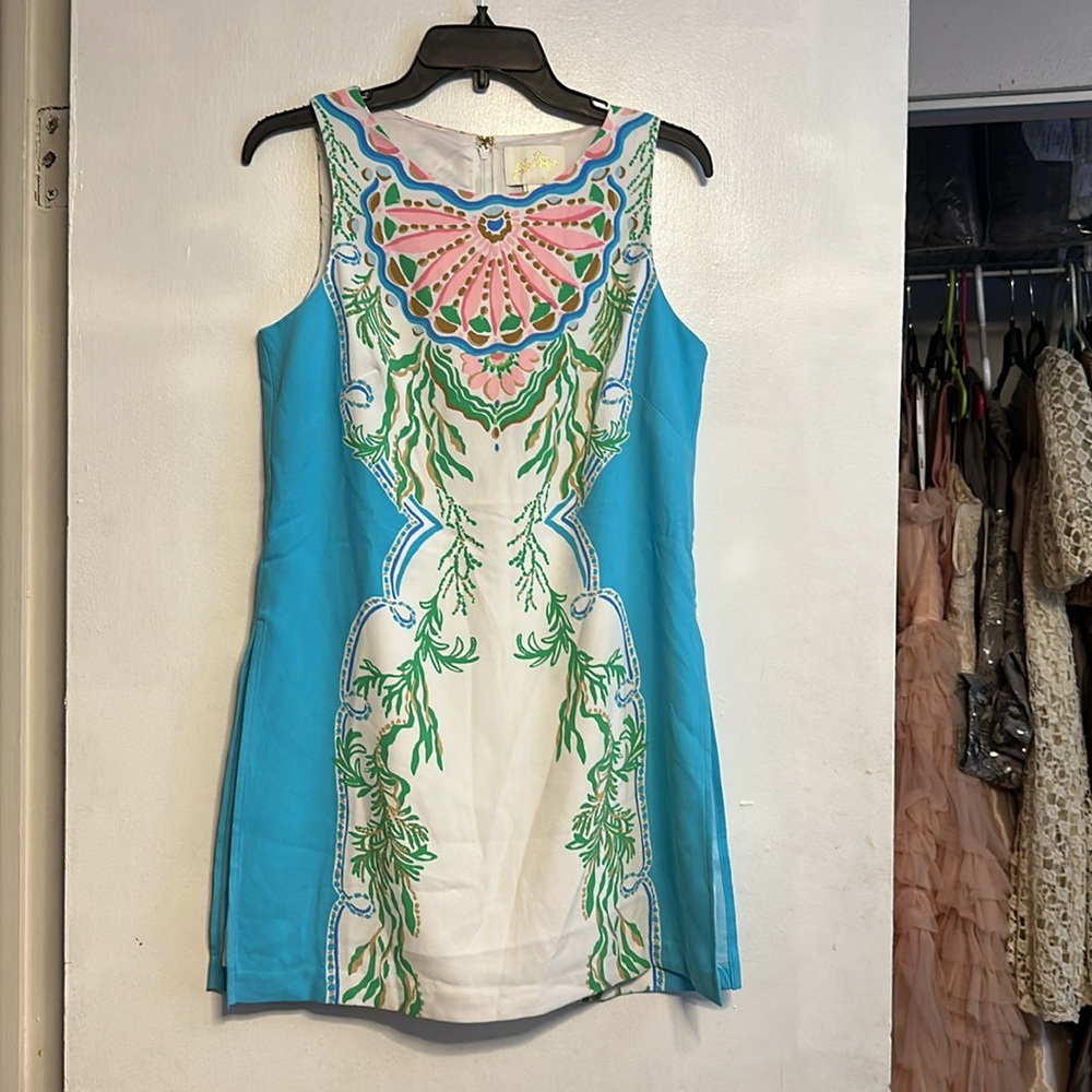 NEW Lilly Pulitzer DONNA Sleeveless Romper, CALYPSO SUN - Picture 10 of 11